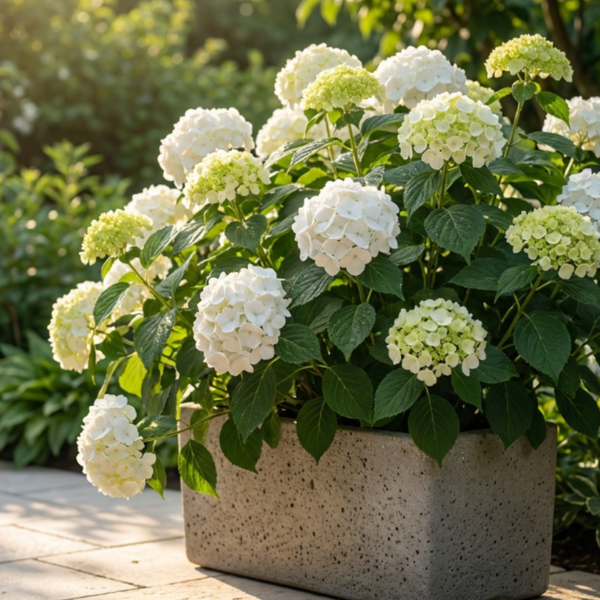 1 Hortensia ‘Hydrangea arborescens Strong Annabelle’ Ø19 cm ↕30 cm