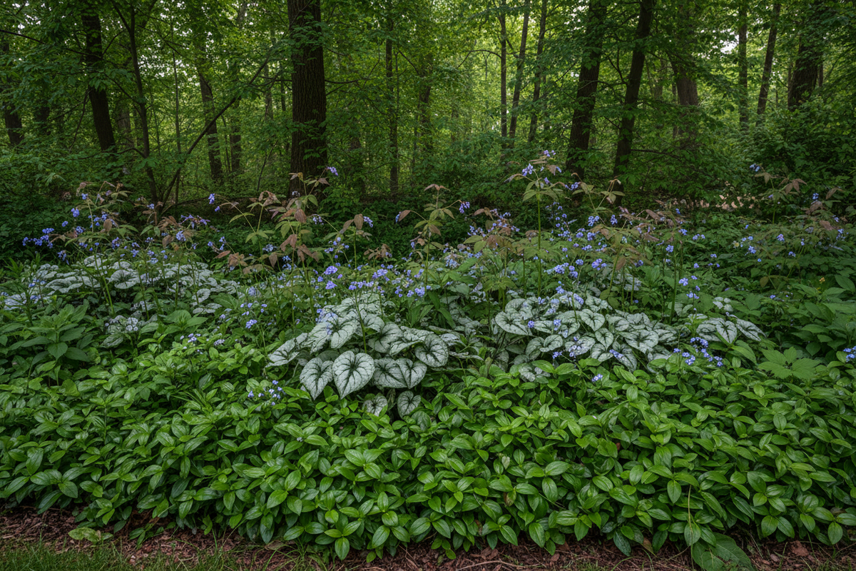 Schaduw Bloemenborder Set van 12, 24, 48, 60 of 120 planten