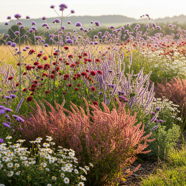 Wilde Natuurborder set van 12, 24, 48, 60 of 120 planten