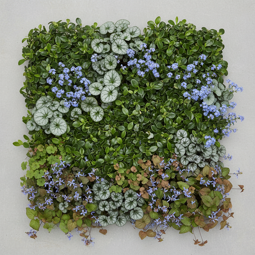 Schaduw Bloemenborder Set van 12, 24, 48, 60 of 120 planten