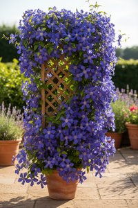 1 Clematis blauw ‘Clematis’ Ø23 cm ↕80 cm