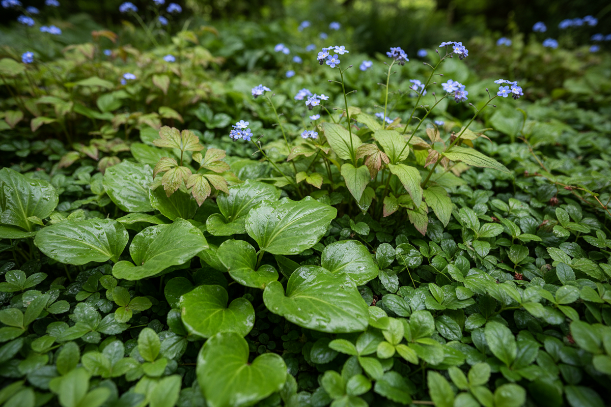 Schaduw Bloemenborder Set van 12, 24, 48, 60 of 120 planten