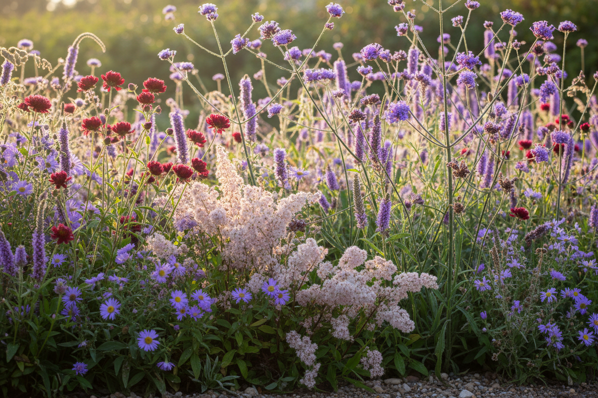 Wilde Natuurborder set van 12, 24, 48, 60 of 120 planten