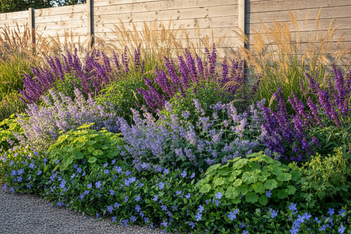 Onkruidremmende Bloemborder