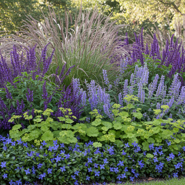 Onkruidremmende Bloemborder