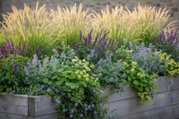 Onkruidremmende Bloemborder