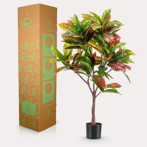 Kunstplant - Croton Codiaeum - Wonderstruik - 120 cm