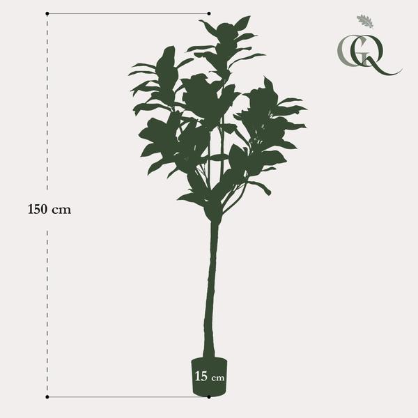 Kunstplant - Magnolia Grandiflora  - 150 cm